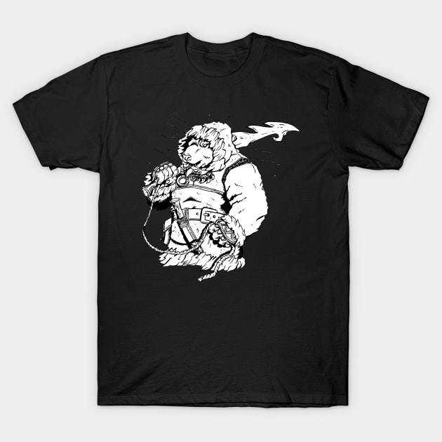 MEN BEAR T-Shirt by gamusi nohunter